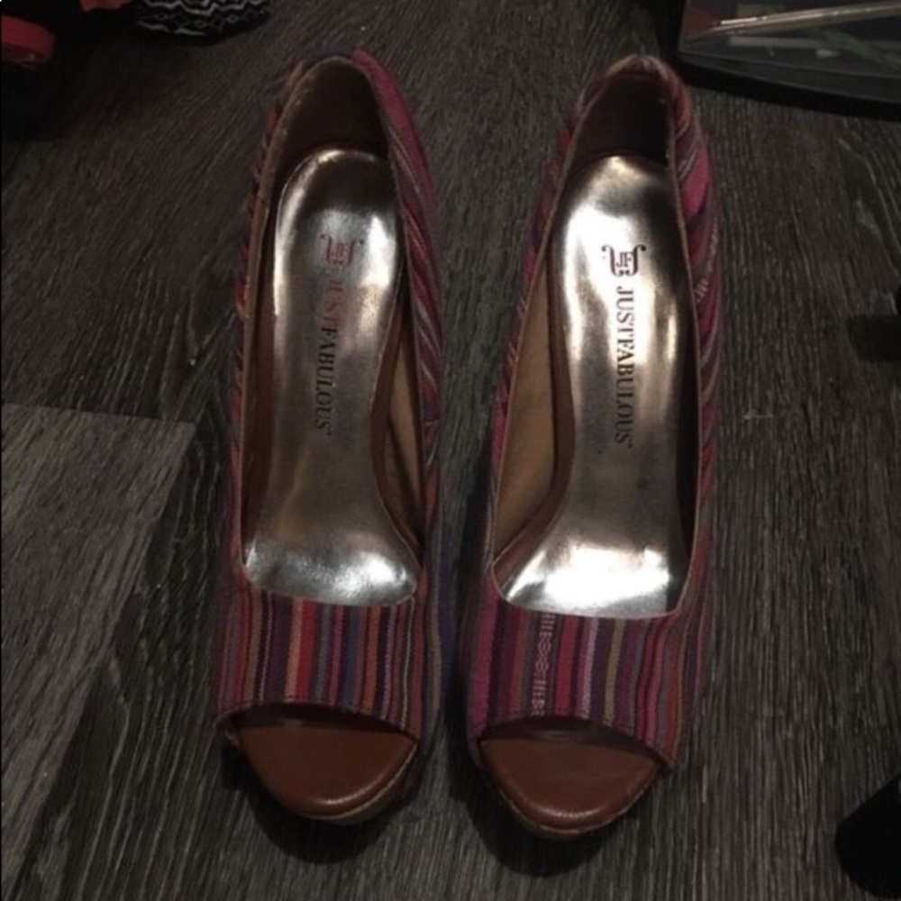 Colorful justfab shoes